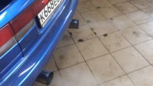 выхлоп атмо субару легаси 2 BD9,полный кастом.