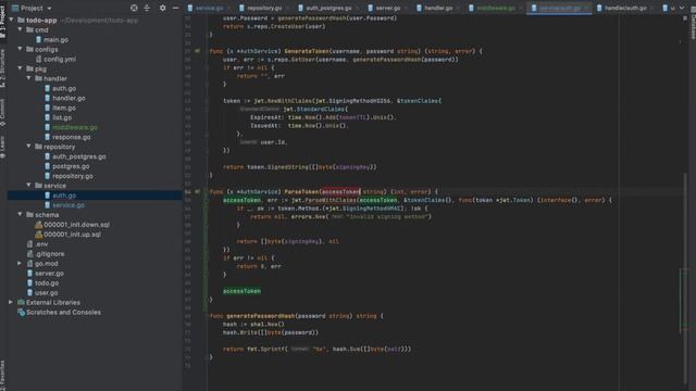 [REST API на Golang #8] Парсинг JWT-токенов. Middleware аутентификации
