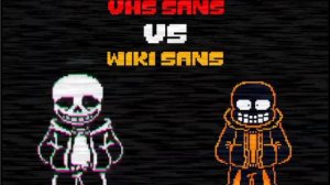 Hackers Confrontation: A Vhs Sans Vs Wiki Sans Megalovania [Sprite Animation]