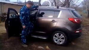 Отзыв пороги-подножки на Kia Sportage