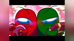 Fnf V4 impostors Among Us Red and Green, Maroon, White and Black ❤💚🤎🤍🖤