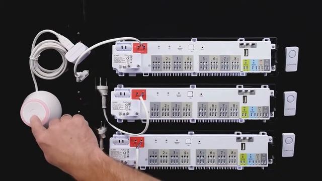 Настройка трех центров коммутации KL08RF с помощью Интернет-шлюза UGE600 (режим OFFLINE) смотреть онлайн