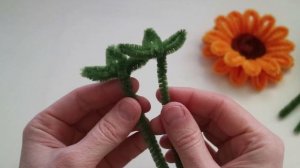 Плюшевый цветочек в горшочке 🌻 Из синельной проволоки 🌻 Подарок своими руками