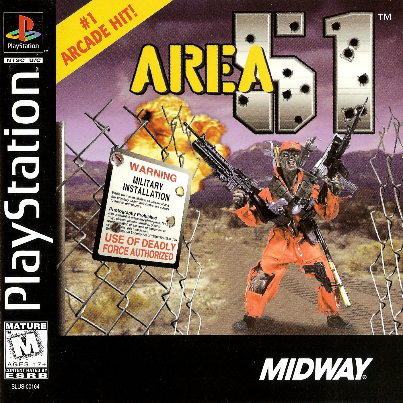 Прохождение игры  Area 51 на PlayStation 1