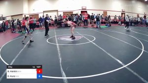 61 Kg Round Of 32 - Brady Hankin, Betterman Elite Wrestling Vs Dyson Kunz, Northern Colorado Wrest