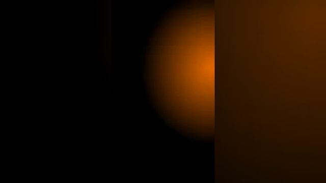 Оранжевый луч от угла до угла и вспышка