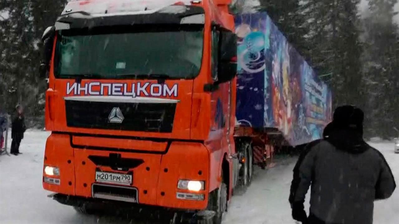 Главную новогоднюю ель доставят на Соборную площадь Кремля