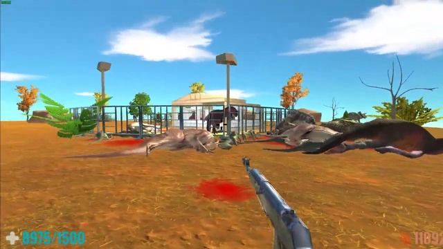 Jurassic Safari Hunting Dinosaurs with Assault Rifle ! Animal Revolt Battle Simulator смотреть онлайн