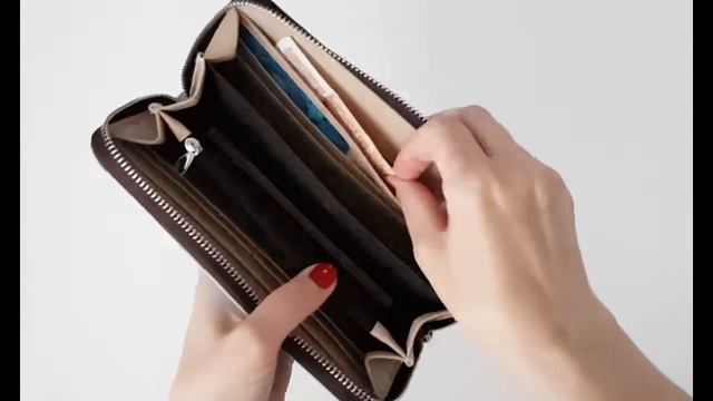 Обзор кошелька. Клатч с картинкой. Женский кошелек. Портмоне смотреть онлайн