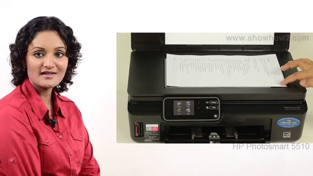 HP Photosmart 5510 - Black and White Copying - Preview смотреть онлайн