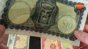 Банкноты Ирландии. Серия А 1928 - 1977 г. Ирландский фунт. Редкие банкноты Ирландии. Bank of Irelan