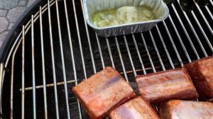 Очень вкусные ребра на гриле Из говядины