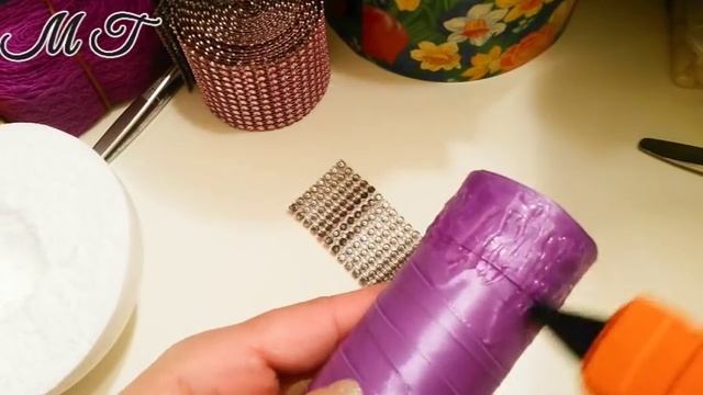 Как сделать Свадебный Букет своими руками/ Wedding bouquet ✔ MarineDIY Guloyan✔ смотреть онлайн