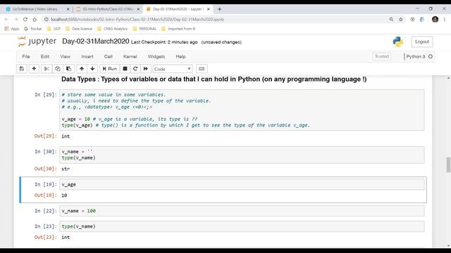 Class 2 - Learning Data Science - Introduction To Python - 31-03-2020 смотреть онлайн