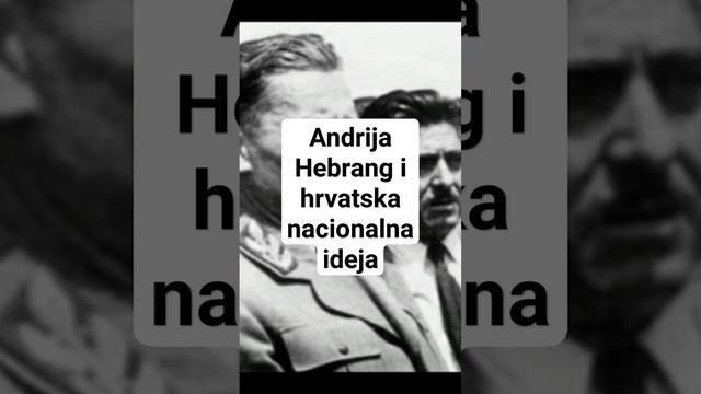 Andrija Hebrang i hrvatska nacionalna ideja #kontrafaktualno