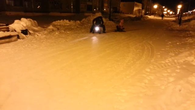 испытываем санки с квадром, часть 5 смотреть онлайн