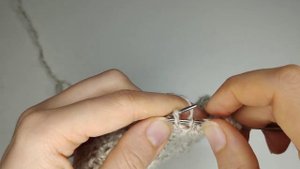 Двусторонний узор спицами для шарфа, снуда, пледа. Вязание спицами.