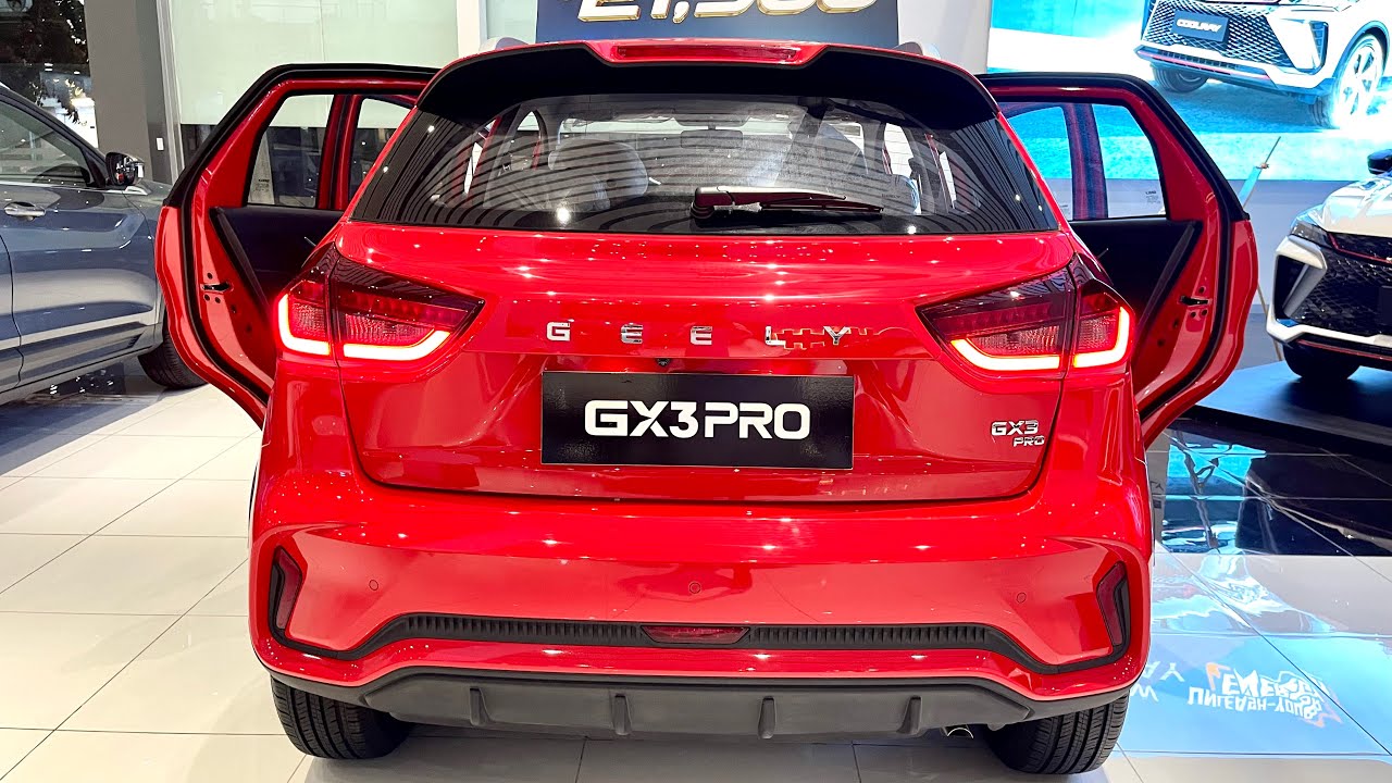 Совершенно новый мини-внедорожник Geely GX3 Pro 2024 года — красный цвет