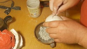 Как сделать Череп из гипса.Формовка покраска.DIY.