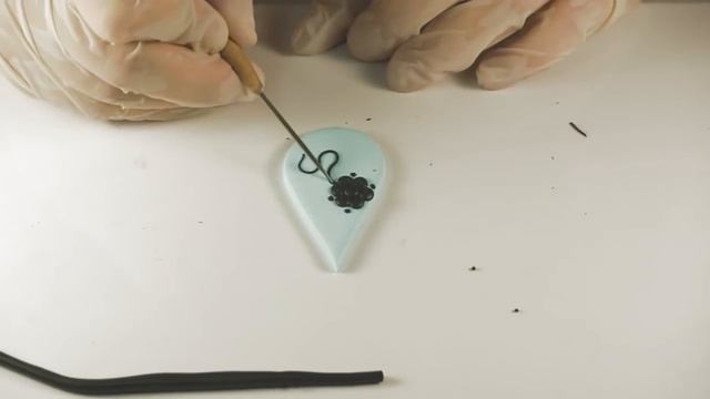 Мастер-класс: Кулон в технике Филигрань из полимерной глины FIMO/polymer clay tutorial смотреть онлайн