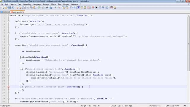 AngularJS Protractor Tutorial 05 (Before and After) | QAShahin смотреть онлайн