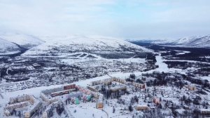 Поселок Усть-Омчуг. Тенькинскийрайон.  Колыма. Вид с Сопки Чихара 2021