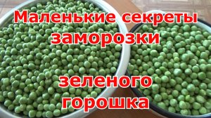 Заморозка зеленого горошка. Как правильно заморозить зеленый горошек на зиму.