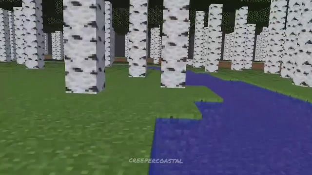 CreeperCoastal's Birch Forest | Minecraft Map 3D model смотреть онлайн