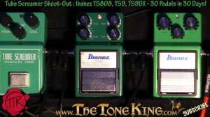 Which Ibanez Tube Screamer Do You Like Best?  TS9 vs. TS808 vs. TS9DX