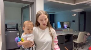 Русская жена готовит ужин для мужа-корейца/вечерний влог с нашей семьёй/прогулка по апатам/KoreaVlo