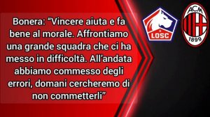 LE PAROLE DI BONERA E BENNACER IN CONFERENZA STAMPA PRE LILLE-MILAN DI EUROPA LEAGUE