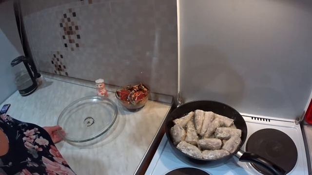 Минтай жареный, с добавлением майонеза