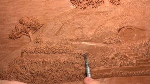 Барельеф по фильму Властелин колец (подробный процесс лепки) | "Гендальф приезжает в Шир"