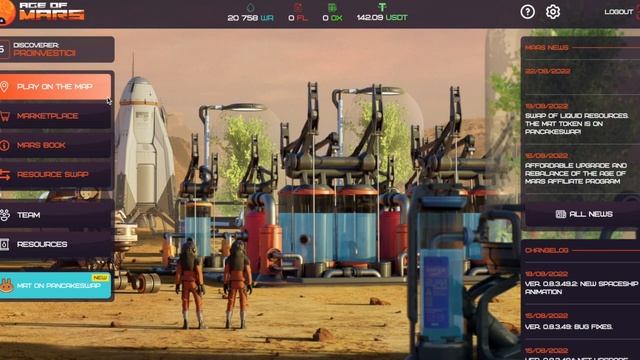 Age of Mars. Обзор, личный кабинет, play2earn. Играй и зарабатывай.