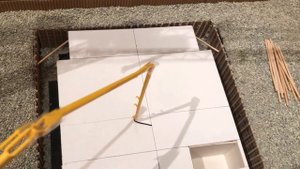 Моя СТРОЙКА В МАСШТАБЕ. Ход строительства. Июль 2022. Заливка перекрытия | Construction model 1:87