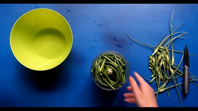Паста из стрелок чеснока