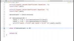 C Project 28 How to find #Roots of #Quadratic #Equation