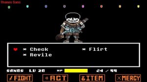 Undertale Ink!sans Fight v0.39 HP INF | Undertale FanGame | Thanos Sans