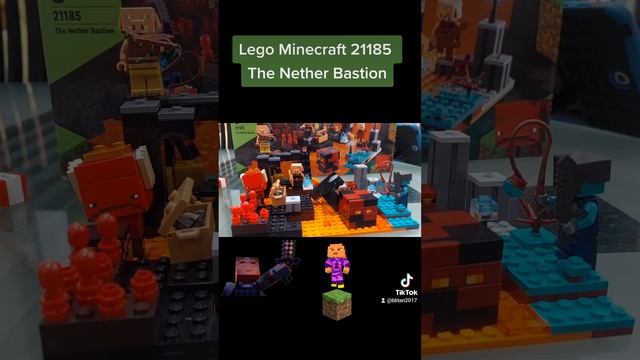 Lego Minecraft 21185 The Nether Bastion ( magma cube is so so cute )