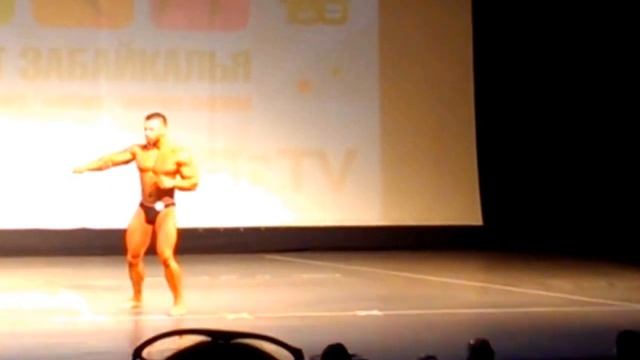 Выступление на чемпионате забайкальского края.Бодибилдинг произволка