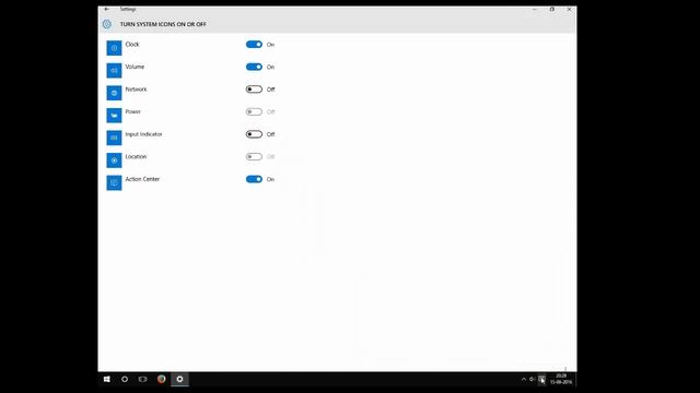 How to Add/Remove icons to system tray in windows 10 смотреть онлайн
