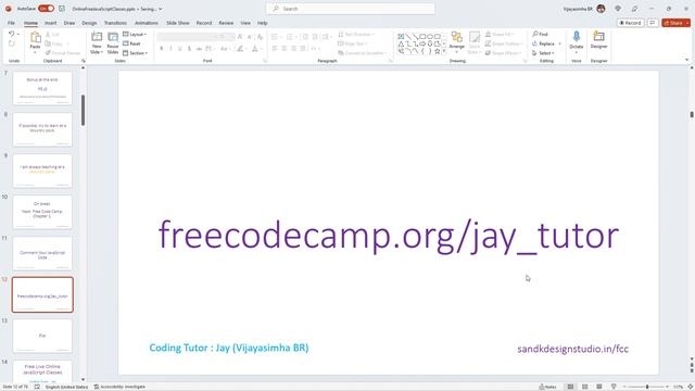 JavaScript Classes Batch One Session 1