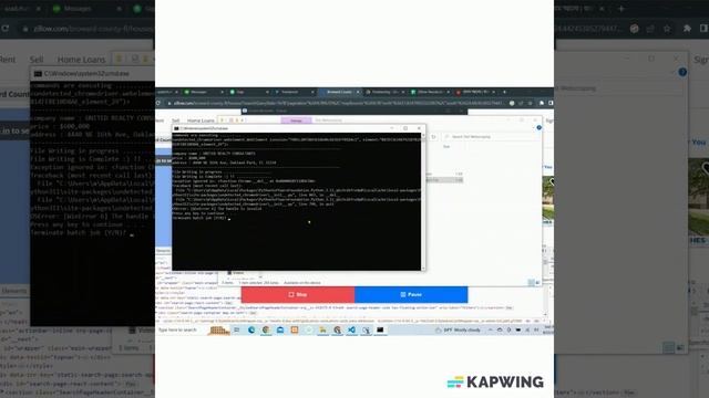 Web automation with Selenium Python (Zillow) смотреть онлайн