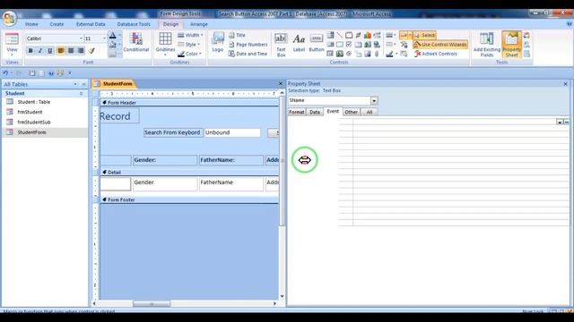 Search Button Access 2007 Part - 1 смотреть онлайн