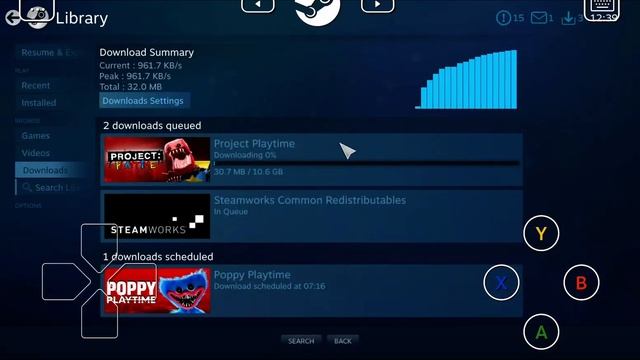 How to get project playtime on mobile with steam