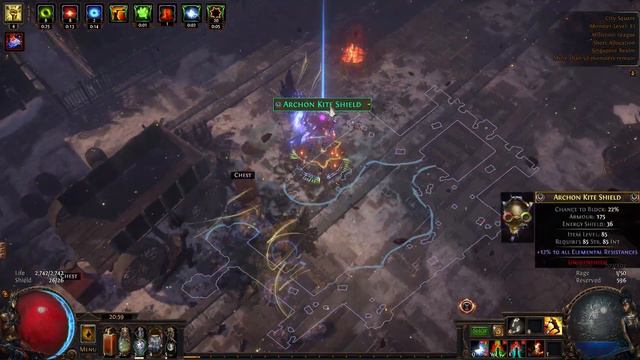 poe affliction league 3.23 - flicker strike T16 map farming (essence/sacred grove) смотреть онлайн