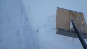 Деревянная лопата для снега своими руками