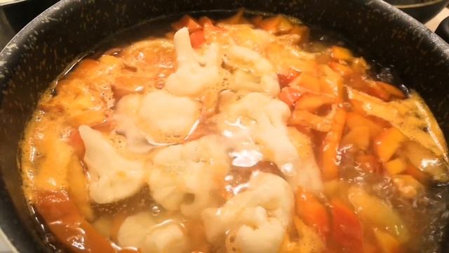 Овощной суп с фрикадельками смотреть онлайн