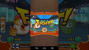 Let's Play Angry Birds Fight Part 23 - Dr. Pig's lab floor 15