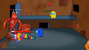 어몽어스 VS Zombie Radiation Banbaleena - Garten of Banban 3화 | AMONG US ANIMATION